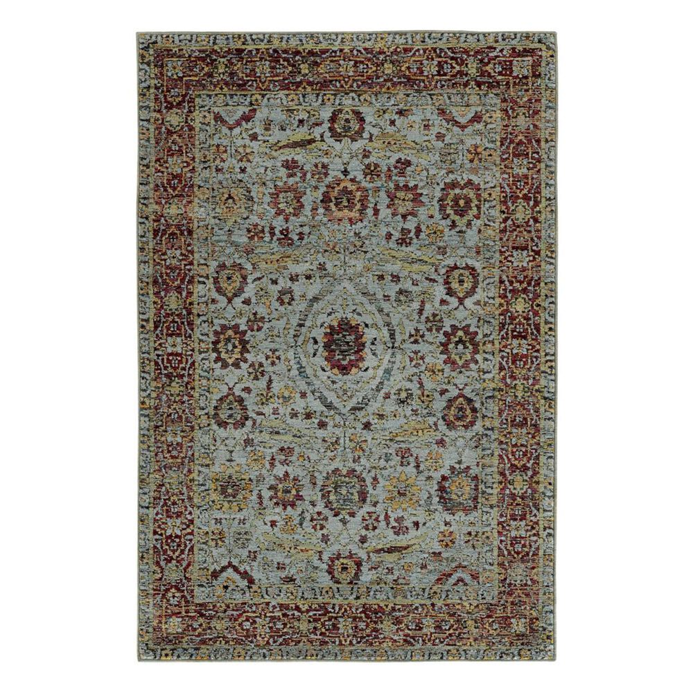 Oriental Weavers Andorra 7155A 3"3" x 5"2" Blue Area Rug, , large