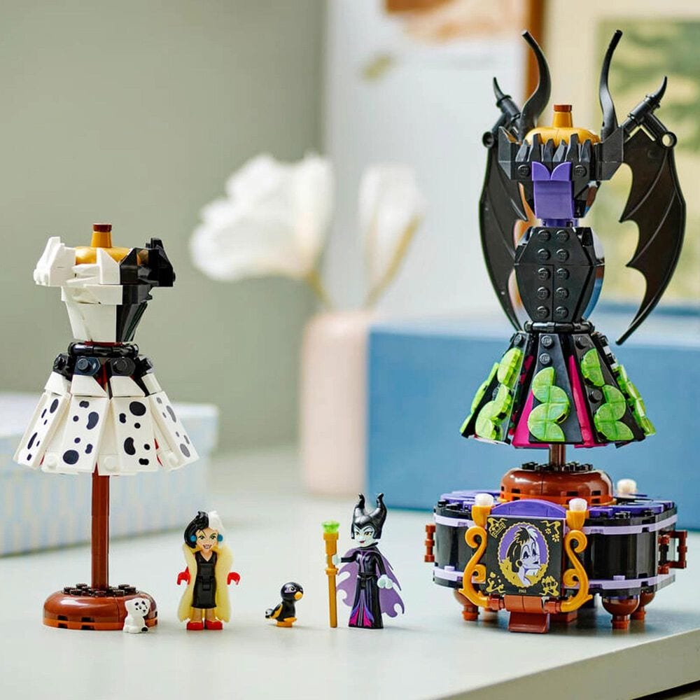 LEGO Disney Maleficent and Cruella Dresses Building Set, , large