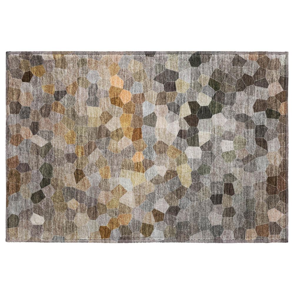 Dalyn Rug Company Kaleidoscope Pewter 1"8" x 2"6" Indoor/Outdoor Area Rug, , large