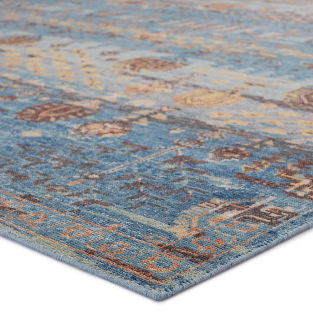 Jaipur Eden Acantha 3&#39; x 10&#39; Aegean Blue Runner, , large