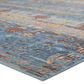 Jaipur Eden Acantha 3" x 10" Aegean Blue Runner, , large