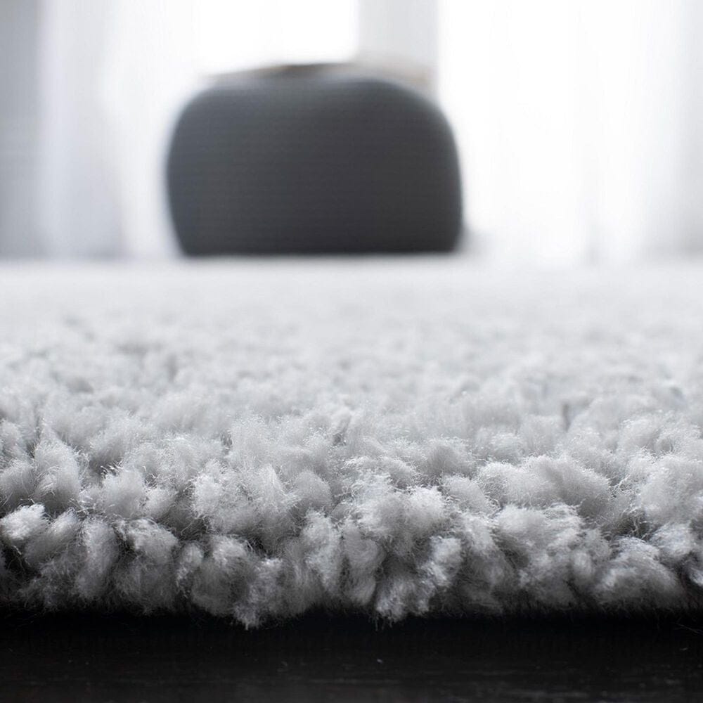 Safavieh August Shag AUG900G 4&#39; Square Silver Area Rug, , large