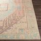 Surya Unique 5" x 7"6" Dusty Pink, Wheat, Charcoal, Peach, Beige, Medium Green and Sage Area Rug, , large