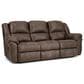 HomeStretch Manual Reclining Sofa in Tumbleweed, , large