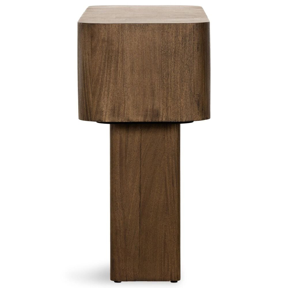 Four Hands Blanco Console Table in Warm Umber Burl, , large
