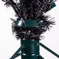 The Gerson Company 7.5" Pre-Lit Tuscany Tinsel Christmas Tree in Black, , large