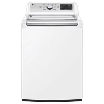 LG 5.3 Cu. Ft. Top Load Washer with 4-Way Agitator and TurboWash3D in White, , large