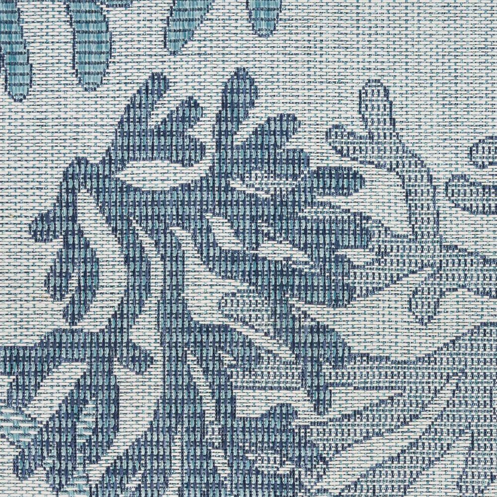 Nourison Garden Oasis Nautical Blue 9&#39; x 12&#39; Indoor/Outdoor Area Rug, , large