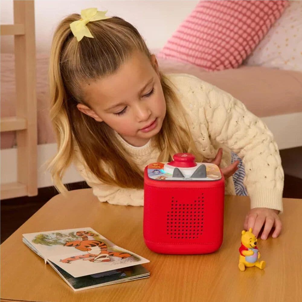 Tonies Toniebox 2 Play Set - Winnie the Pooh &#40;Sunset Red&#41;, , large
