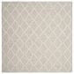 Safavieh Natura NAT310B 6" Square Silver and Ivory Area Rug, , large