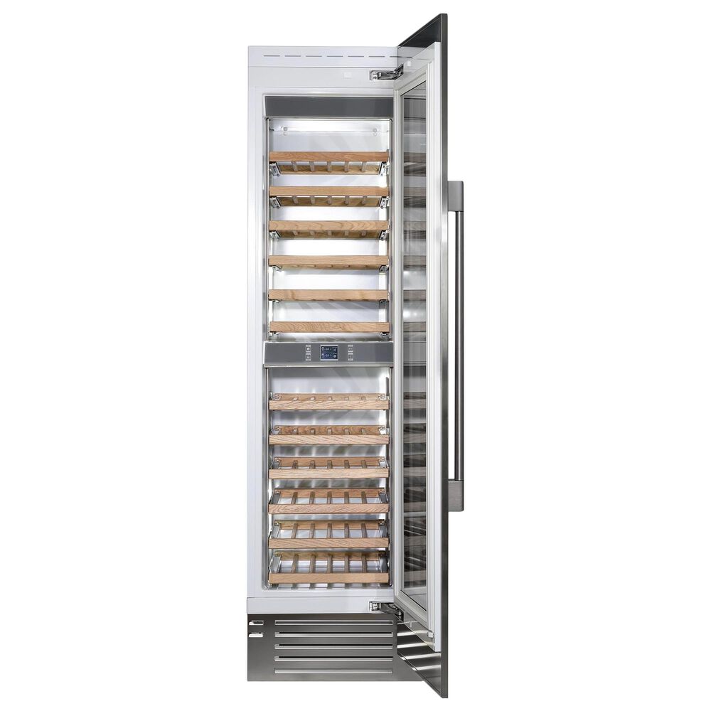 Fulgor Milano 24&quot; Dual Zone Wine Cellar Column with Right Hinge in Stainless Steel, , large