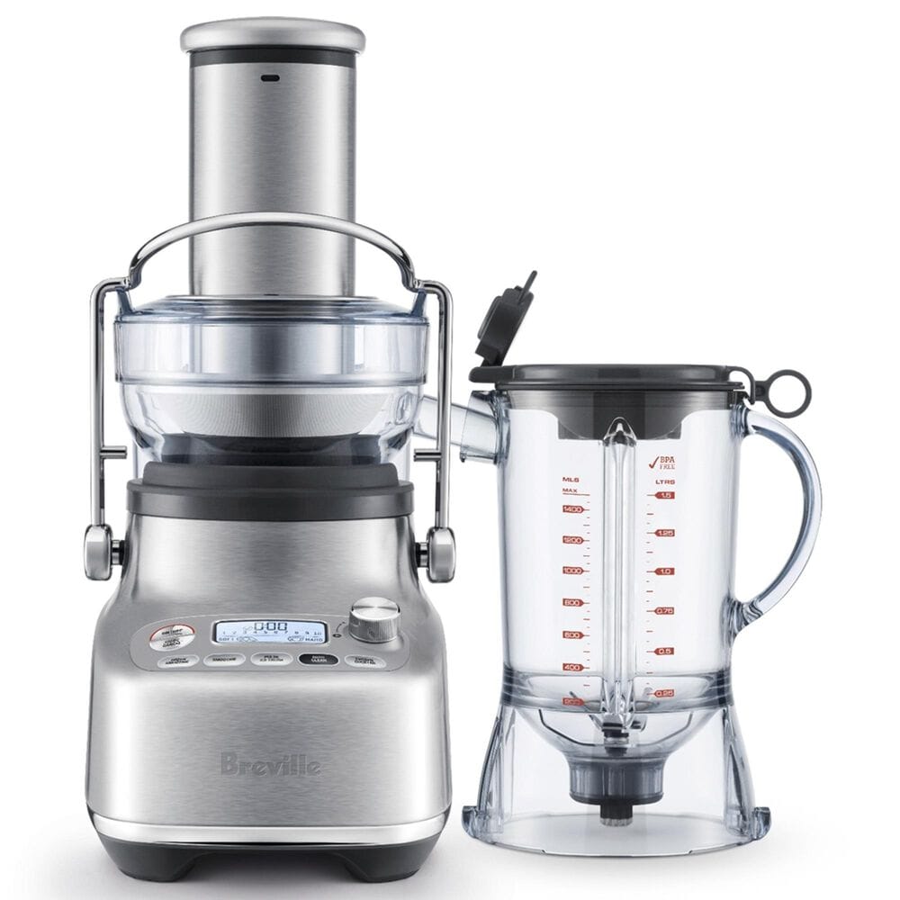 Breville 10-Speed 3X Bluicer Blender and Juicer in Brushed Stainless Steel, , large