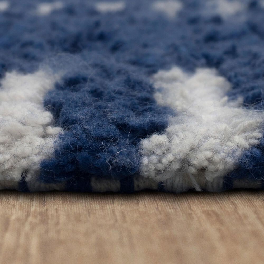 Drew and Jonathan Home Kasbah Dervish 9&#39; x 12&#39; Blue Area Rug, , large