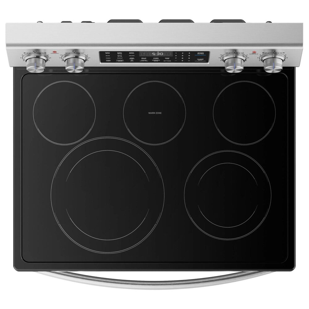 Midea 30" Freestanding Electric Range with 5 Burners and Air Fry in Stainless Steel, , large