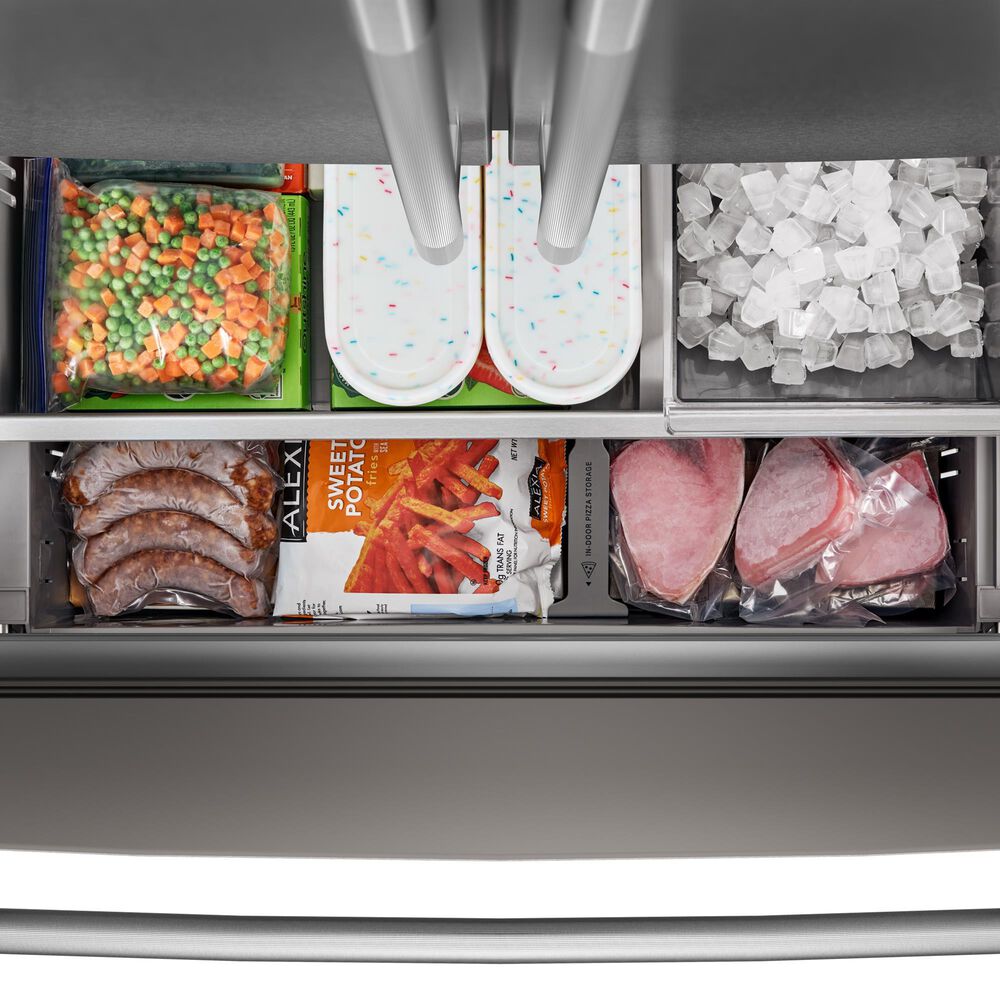 KitchenAid 25 Cu. Ft. Counter-Depth French Door Refrigerator in PrintShield Stainless, , large