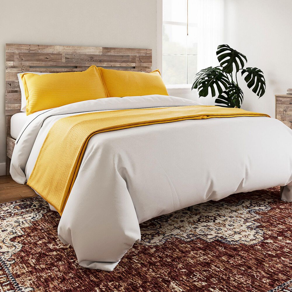Ashley Neilsville Queen Panel Platform Bed in Whitewash, , large