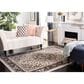 Safavieh Lyndhurst LNH334 5"3" x 7"6" Cream and Navy Area Rug, , large