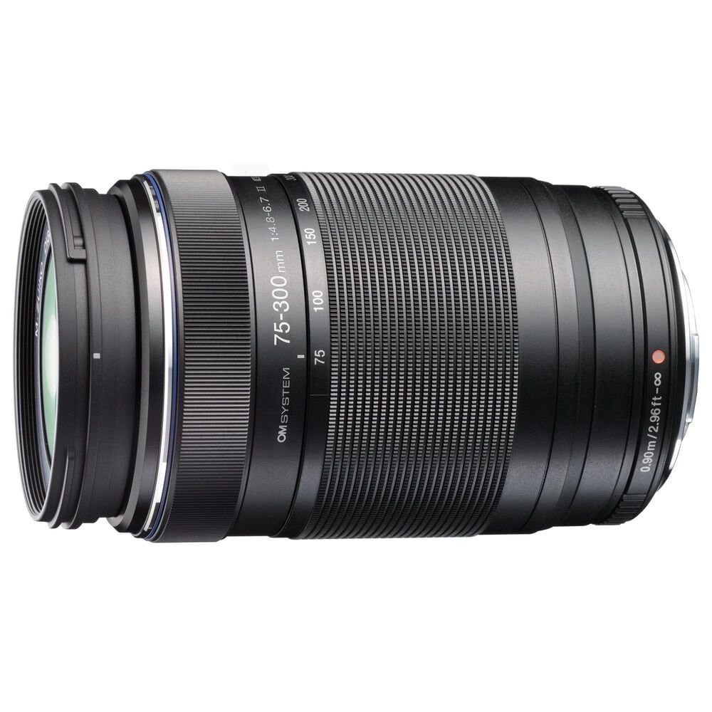 OM- System M.Zuiko Digital ED 75-300mm f/4.8-6.7 II Lens in Black, , large