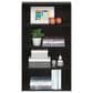HOMLUX 4-Tier Open Shelf Bookcase in Espresso, , large