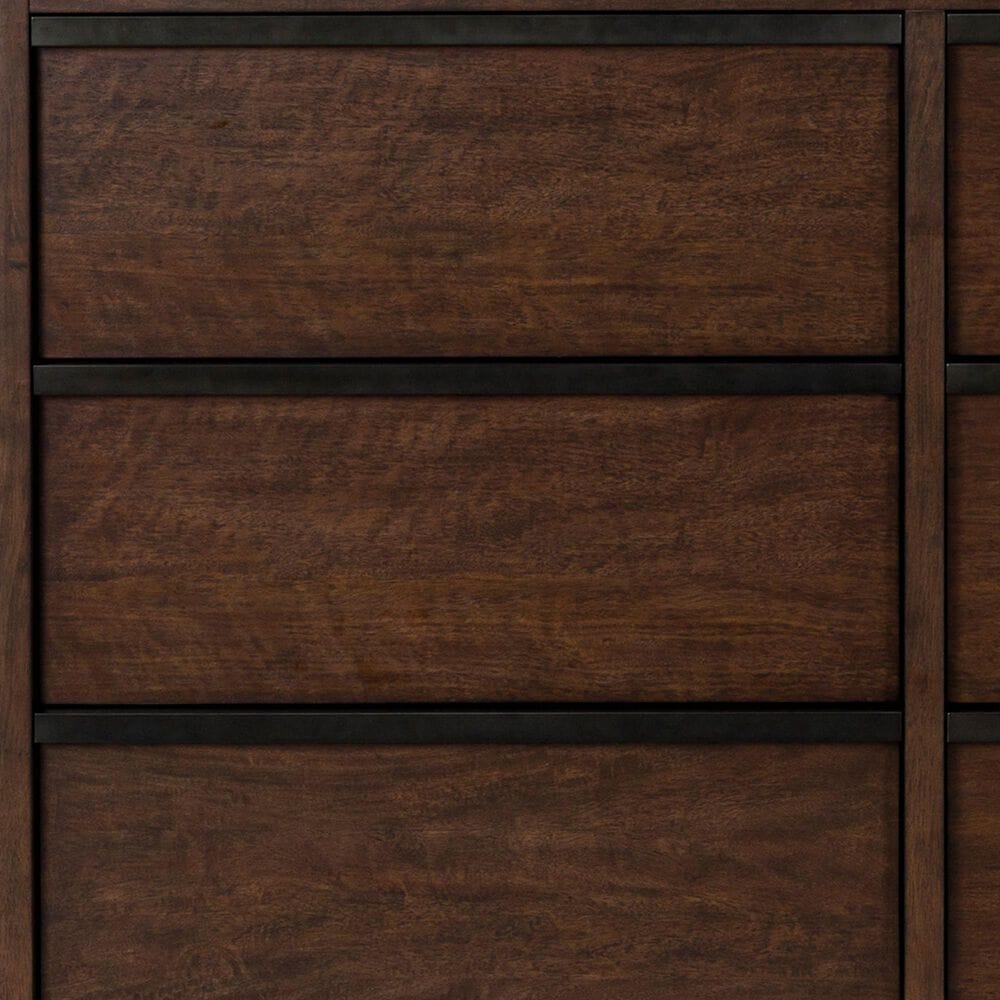 Millenium Dilenno 6 Ball Bearing Smooth Gliding Drawer Dresser in Dark Brown, , large