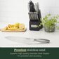 Deal Partners, Inc Artiste 17-Piece Knife Block Set in Stainless Steel, , large