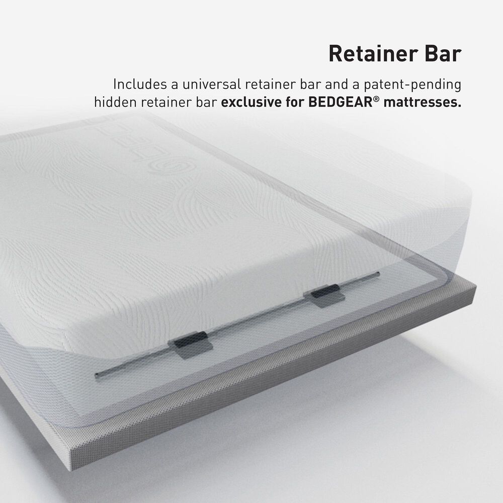 Bedgear Flex Split Head King Adjustable Base in Gray, , large