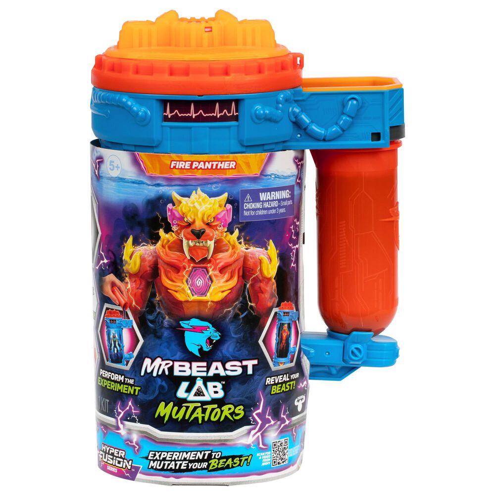 Bluey Mutators S2 Mutation Chamber Action Figure - Fire Panther in Red, , large