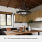 Hunter Perch Point 6-Light Chandelier in Noble Bronze, , large