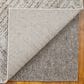 Feizy Vancouver 39NPF 6"7" x 9"6" Beige and Brown Area Rug, , large