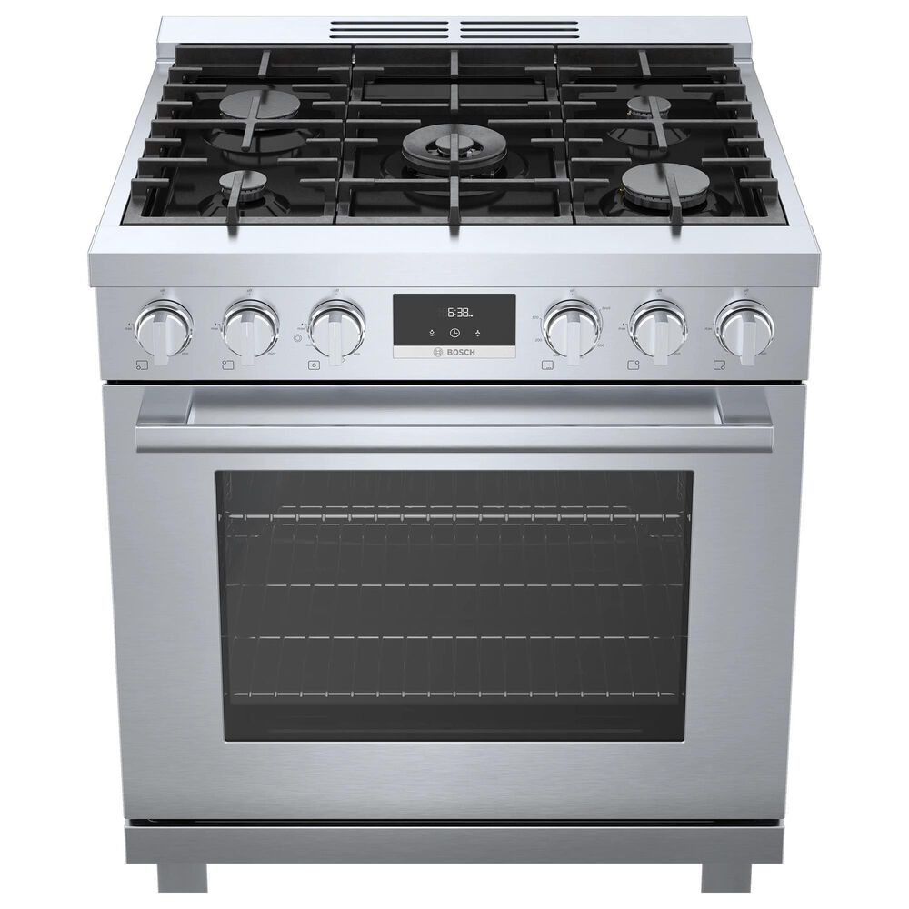 Bosch 800 Series 30&quot; Gas Freestanding Range in Stainless Steel, , large