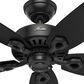 Hunter Builder 52" Outdoor Ceiling Fan in Matte Black, , large
