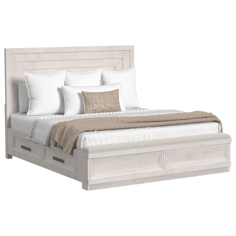 Mayberry Hill Avalanche 4-Piece Queen Bedroom Set in Antique White, , large