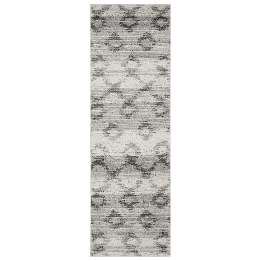 Safavieh Adirondack ADR106P-210 2&#39;6&quot; x 10&#39; Silver/Charcoal Runner, , large