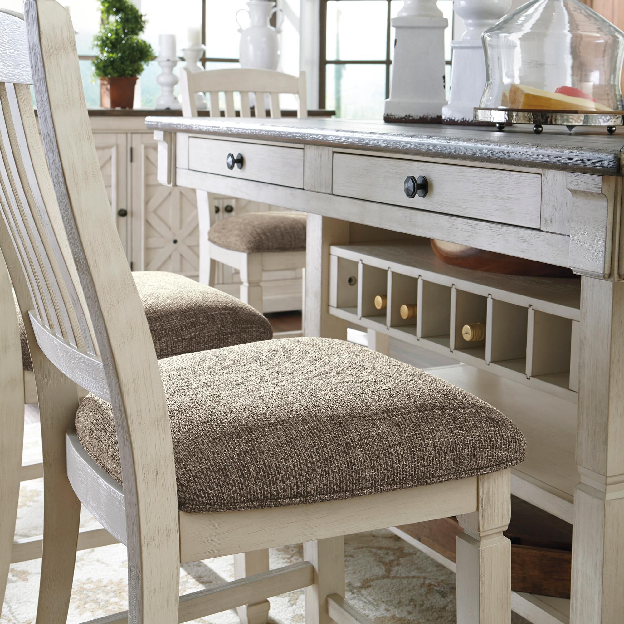 Ashley bolanburg counter table deals