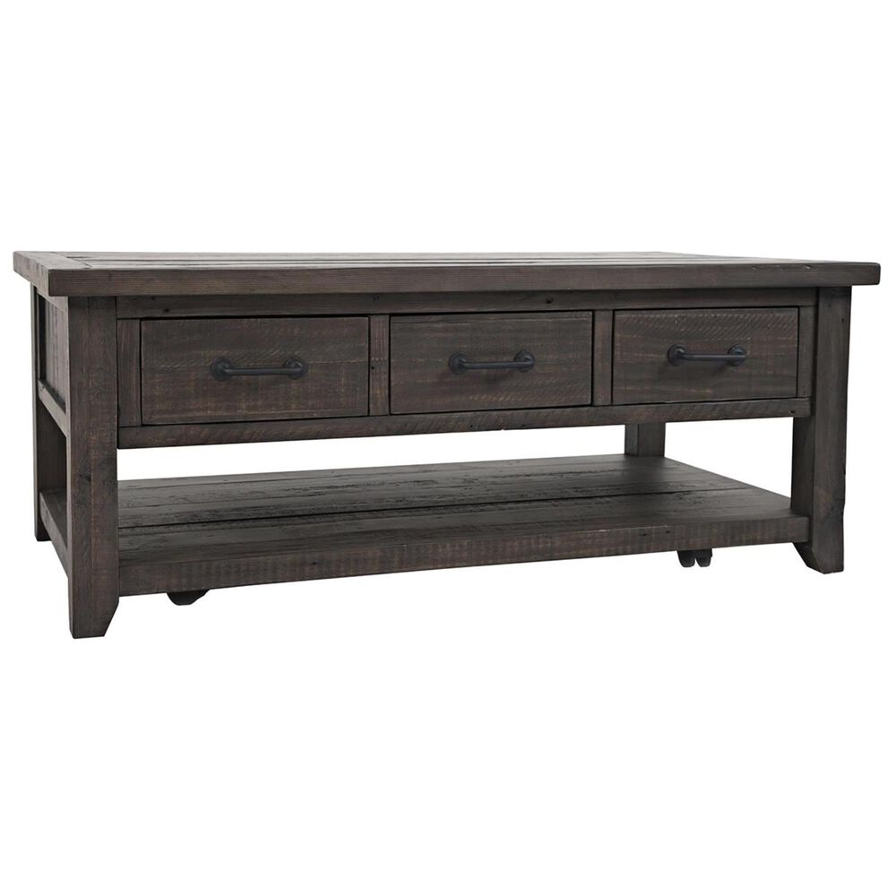 Waltham Madison County 3-Drawer Cocktail Table in Barnwood, , large