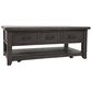 Waltham Madison County 3-Drawer Cocktail Table in Barnwood, , large