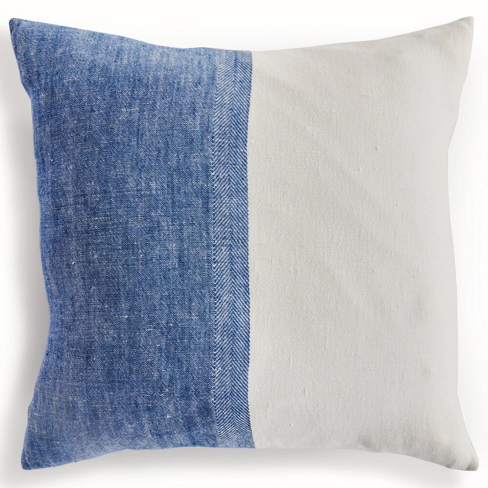 Napa Home and Garden Jules 24" x 24" Throw Pillow in Black and Flax, , large