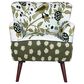 LR Home Matilda Accent Chair in Green and Multicolor, , large