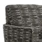 Northwestern Bri Pewter Swivel Chair in Quandra Shadow, , large