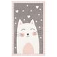 Safavieh Carousel CRK134 3"3" x 5"3" Pink and Grey Kids  Area Rug, , large