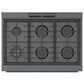 Bosch 36" Freestanding Gas Range in Black Stainless Steel, , large