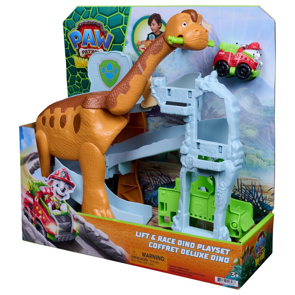 PAW Patrol Lift and Race Dino Playset, , large