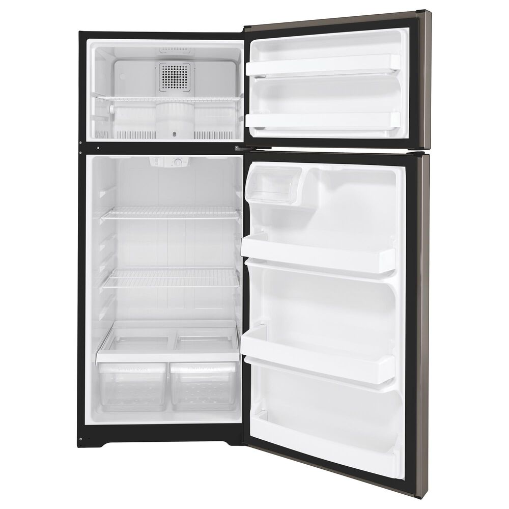 GE Appliances 17.5 Cu. Ft. Top Freezer Refrigerator Energy Star with Reversible Door in Silver, , large