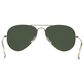 Rayban Glasses Aviator Classic Sunglasses with G-15 Green Lenses in Polished Arista Gold, , large
