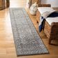 Safavieh Tulum 2" x 8" Dark Grey and Ivory Runner, , large