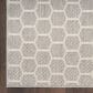 Nourison Twist Reversible 2" x 6" Grey Indoor/Outdoor Runner, , large