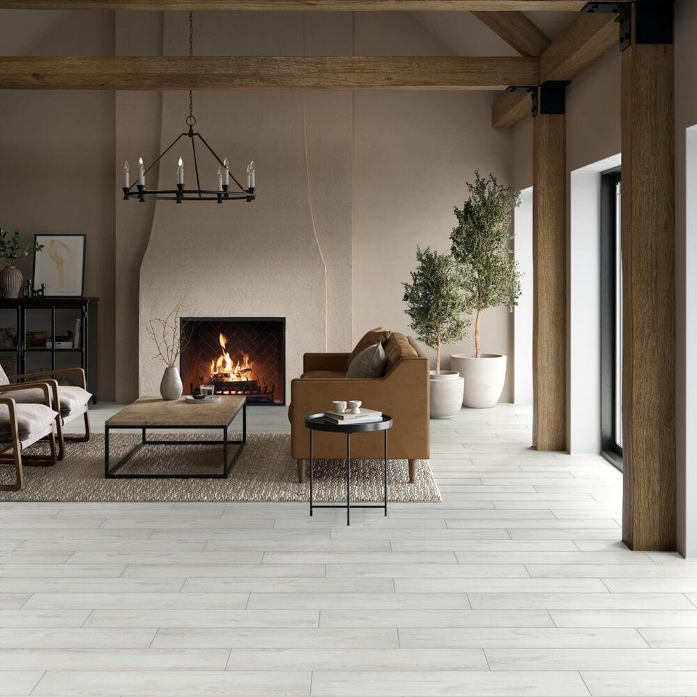 Emser Mokuzai II Hikari 8" x 35" Matte Porcelain Tile, , large