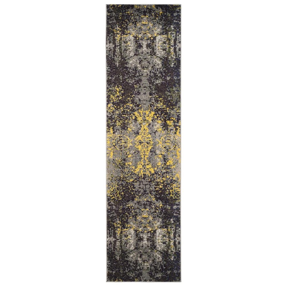 Safavieh Monaco MNC223G-26 2&#39;2&quot; x 6&#39; Grey/Multi Runner, , large