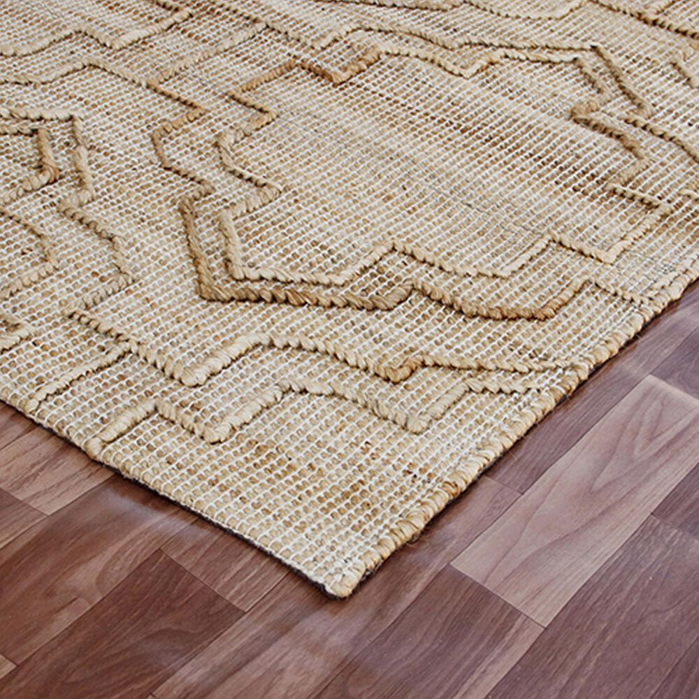 L&amp;R Resources Maples Geometric 10&#39; x 14&#39; Natural Area Rug, , large