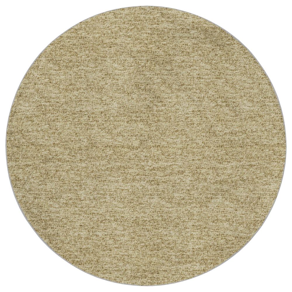 Dalyn Rug Company Voyage VY2 Walnut 8" Round Area Rug, , large